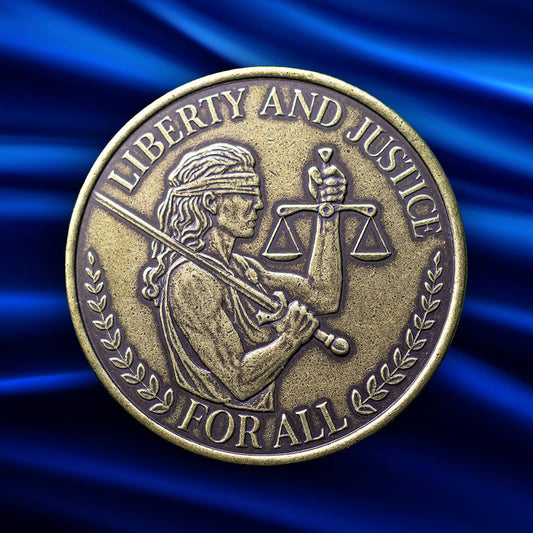 Liberty and Justice 250th Anniversary USA Coin / Made in Arkansas