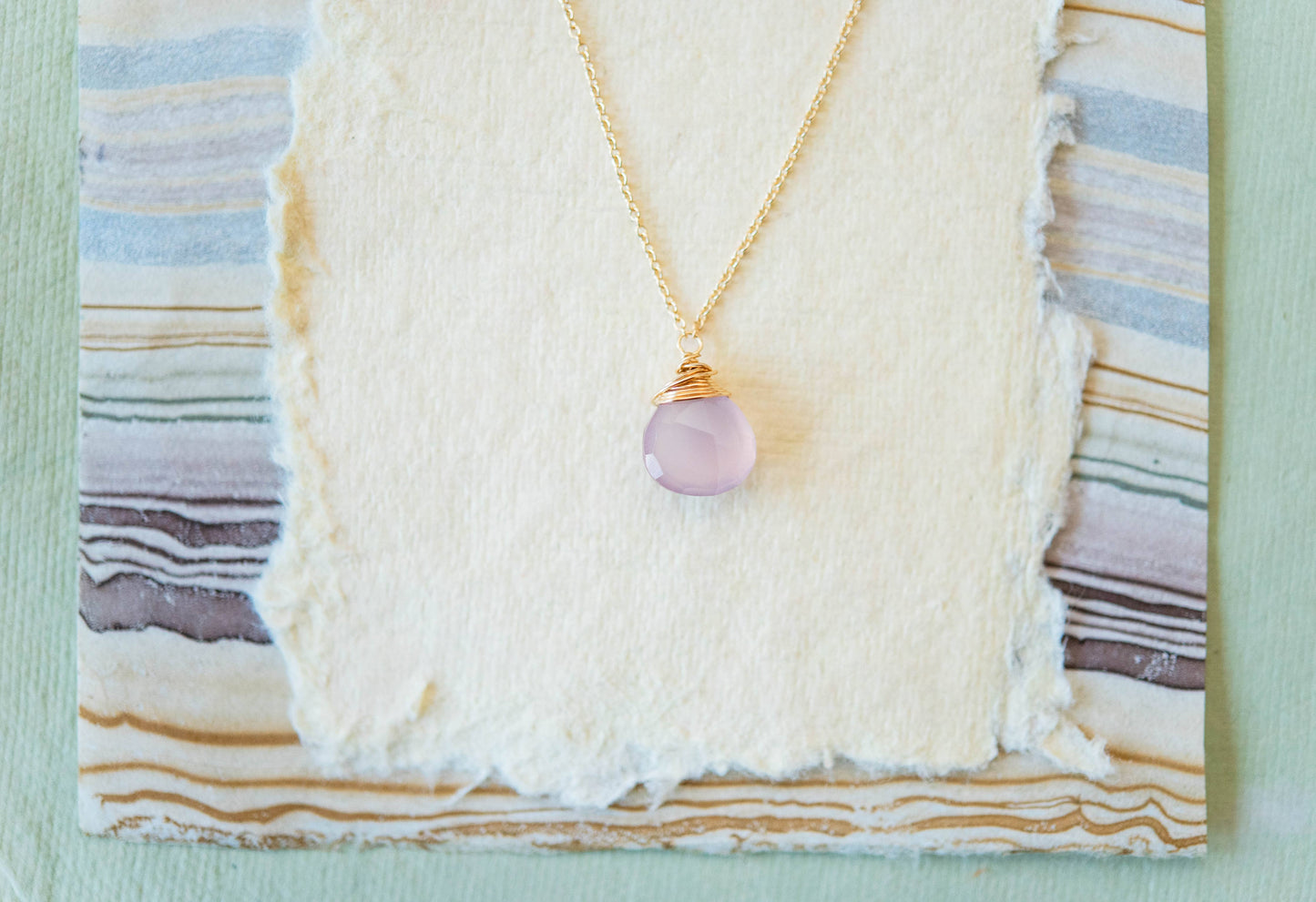 PANTONE Necklace - Rose Quartz