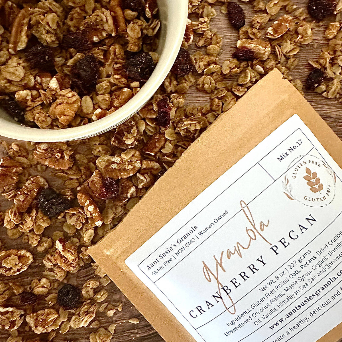 Cranberry Pecan Granola - Gluten Free