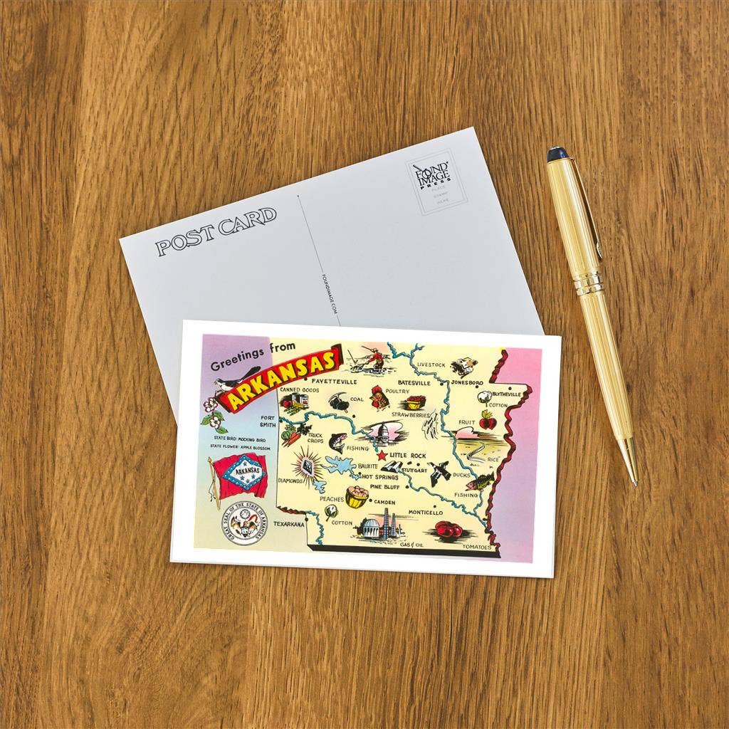 Postcard AR-145 Greetings from Arkansas