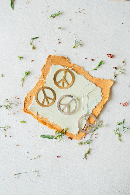 Peace Sign Earrings