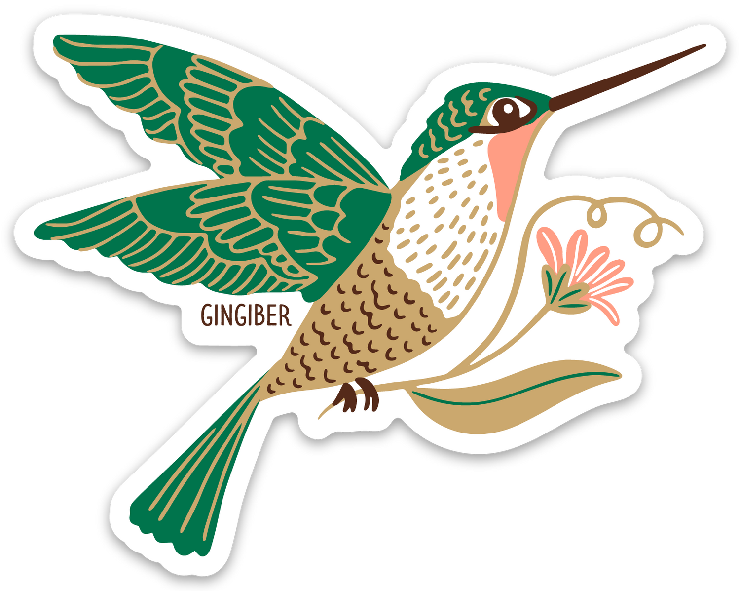 Hummingbird Sticker