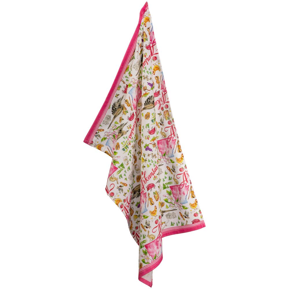 Arkansas Cotton Tea Towels Set Of 2