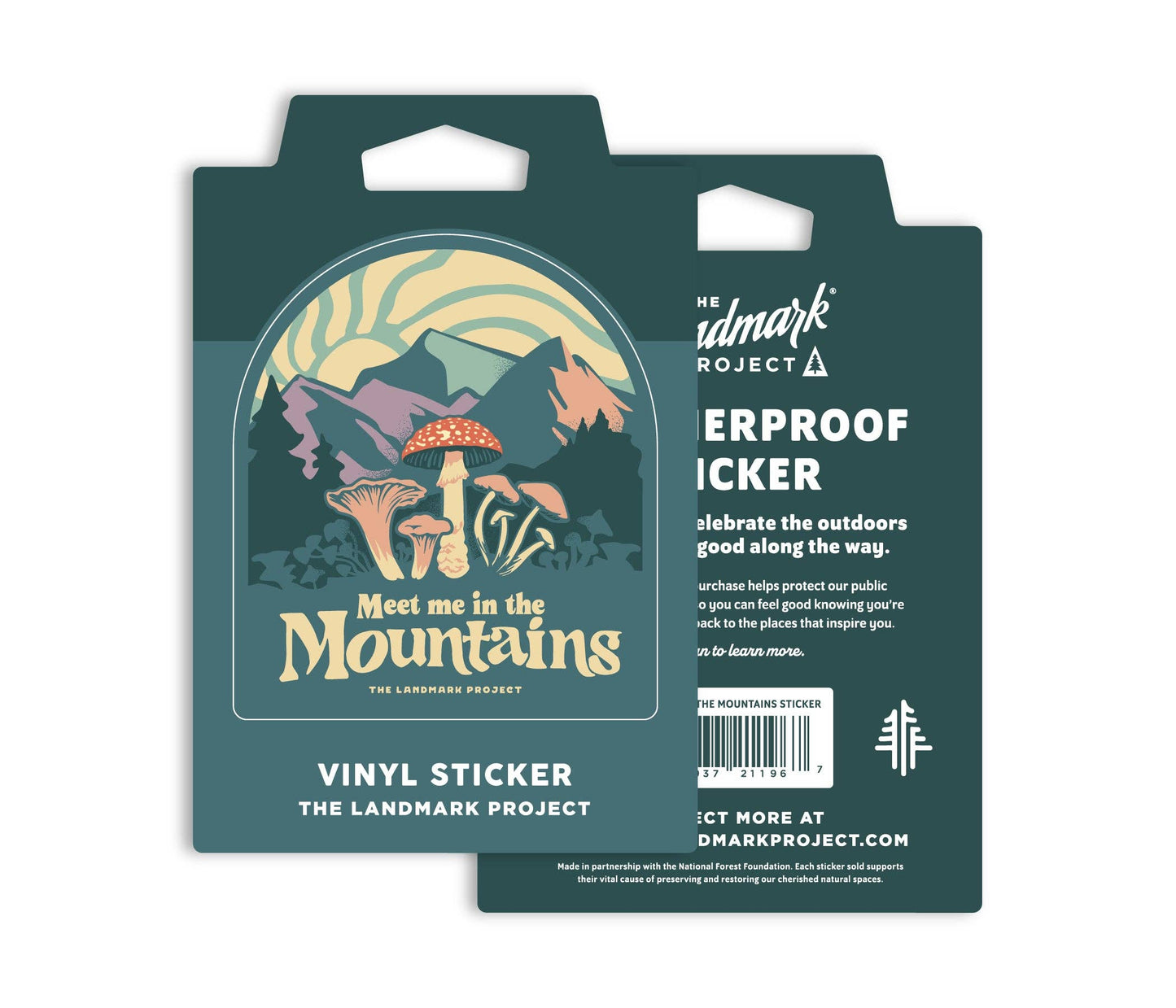 Meet Me in the Mountains Sticker