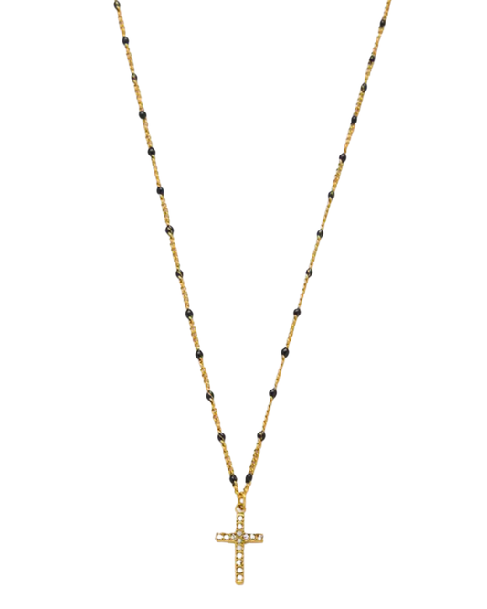 Pasadena Cross Necklace : Hypoallergenic, Water Resistant, & Made in Arkansas