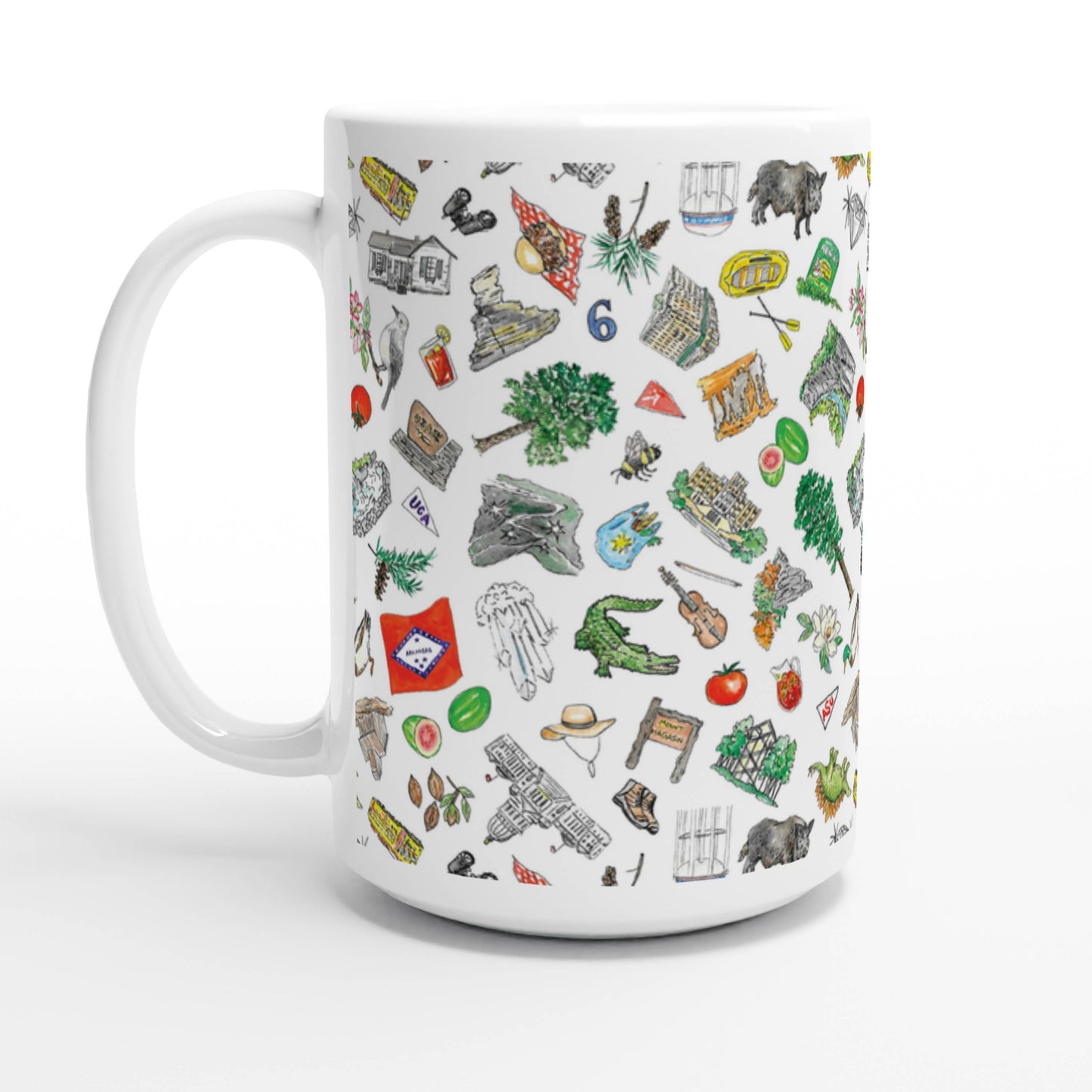 Pippa Arkansas Latte mug- 2 sizes!