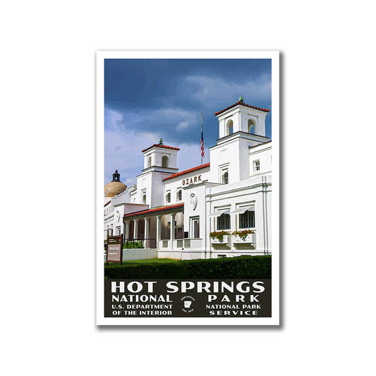 Hot Springs National Park Poster-WPA - WS