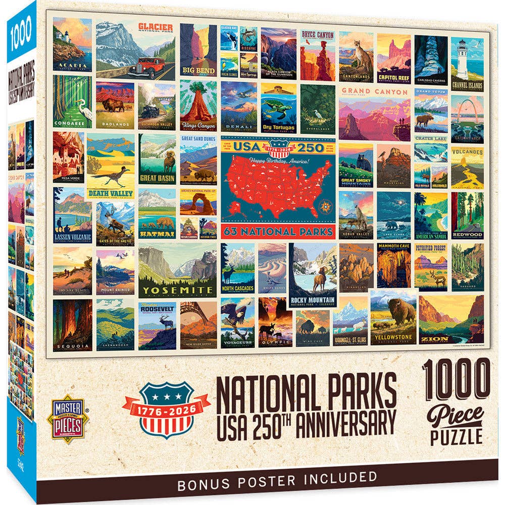 America's National Parks 250th Anniversary 1000 Piece Jigsaw Puzzle