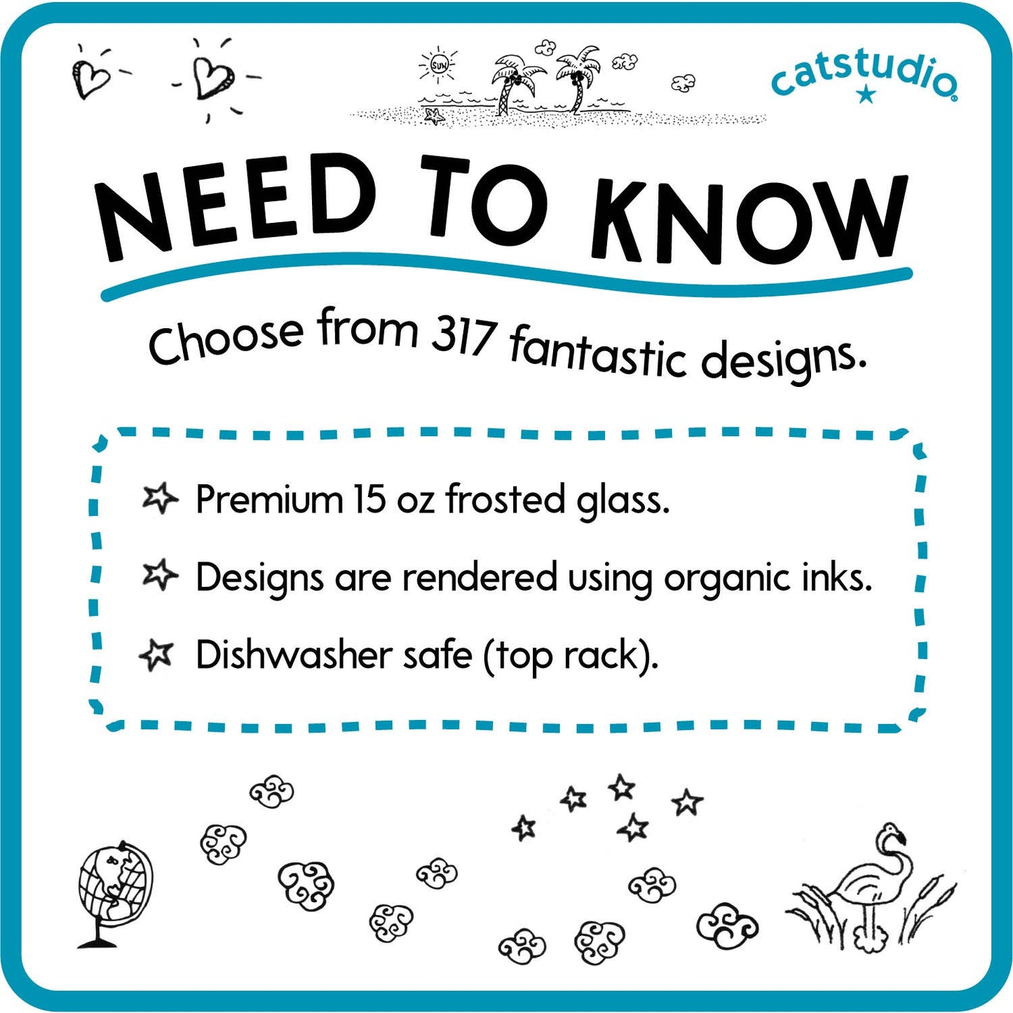 Arkansas Drinking Glass, Set of Two