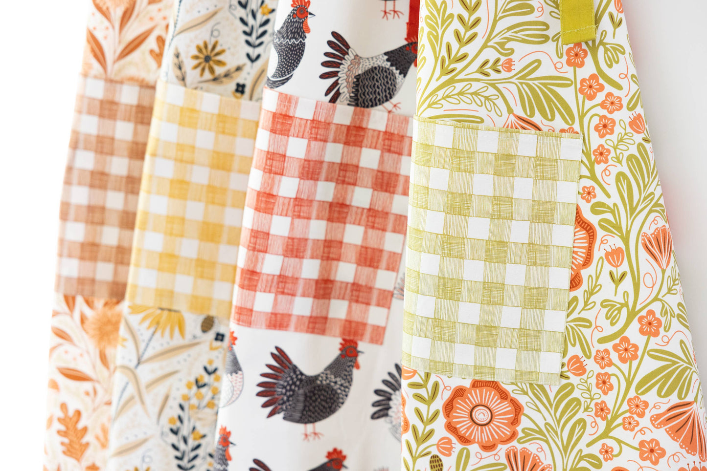 Poppy Apron - Bold Floral Kitchen Decor, Baking