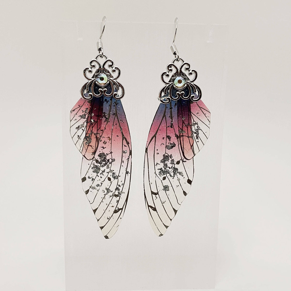 Handmade Fairy Wings Earrings Insect Butterfly Wing