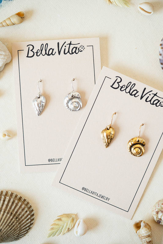 Yacht Rock Charm Earrings | Simple Shell Earrings