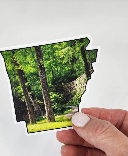 Arkansas - Hot Springs Diecut Vinyl Sticker