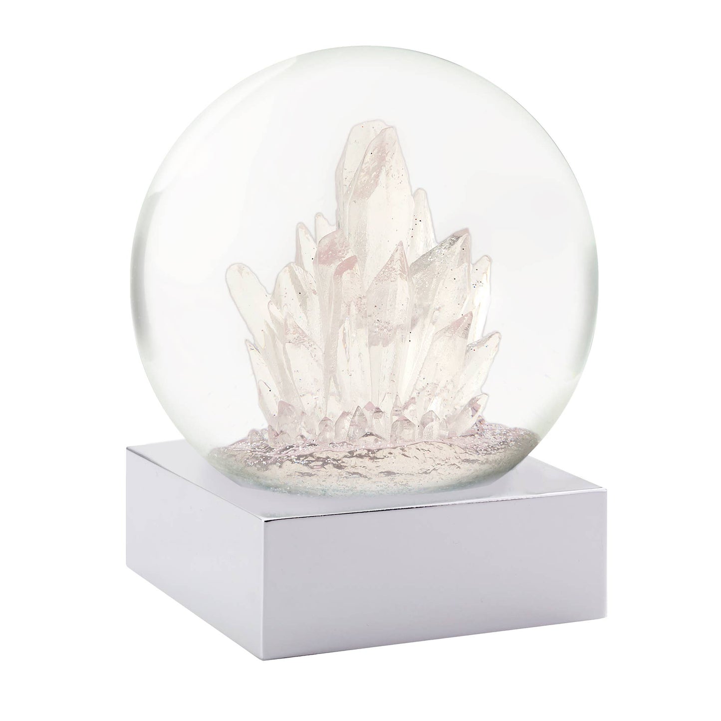 Quartz Crystal Snow Globe