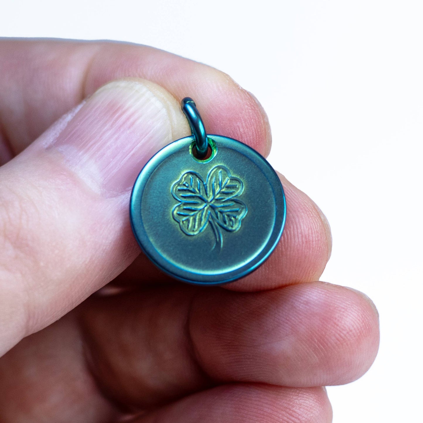 Lucky Green Niobium Charm / Made in Arkansas