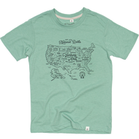 Youth National Parks Map Tee