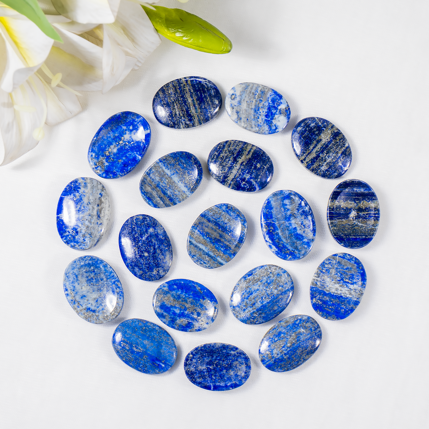 Lapis Lazuli Worry Stones, Pocket Crystal, Thumb Stones