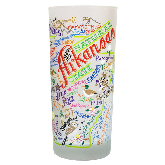 Arkansas Drinking Glass, Set of Two