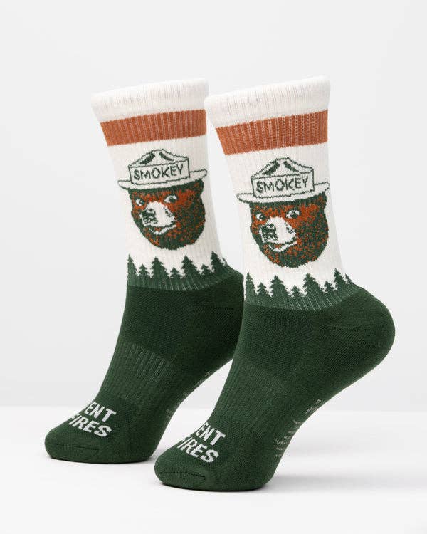 Prevent Wildfires Camp Smokey Socks