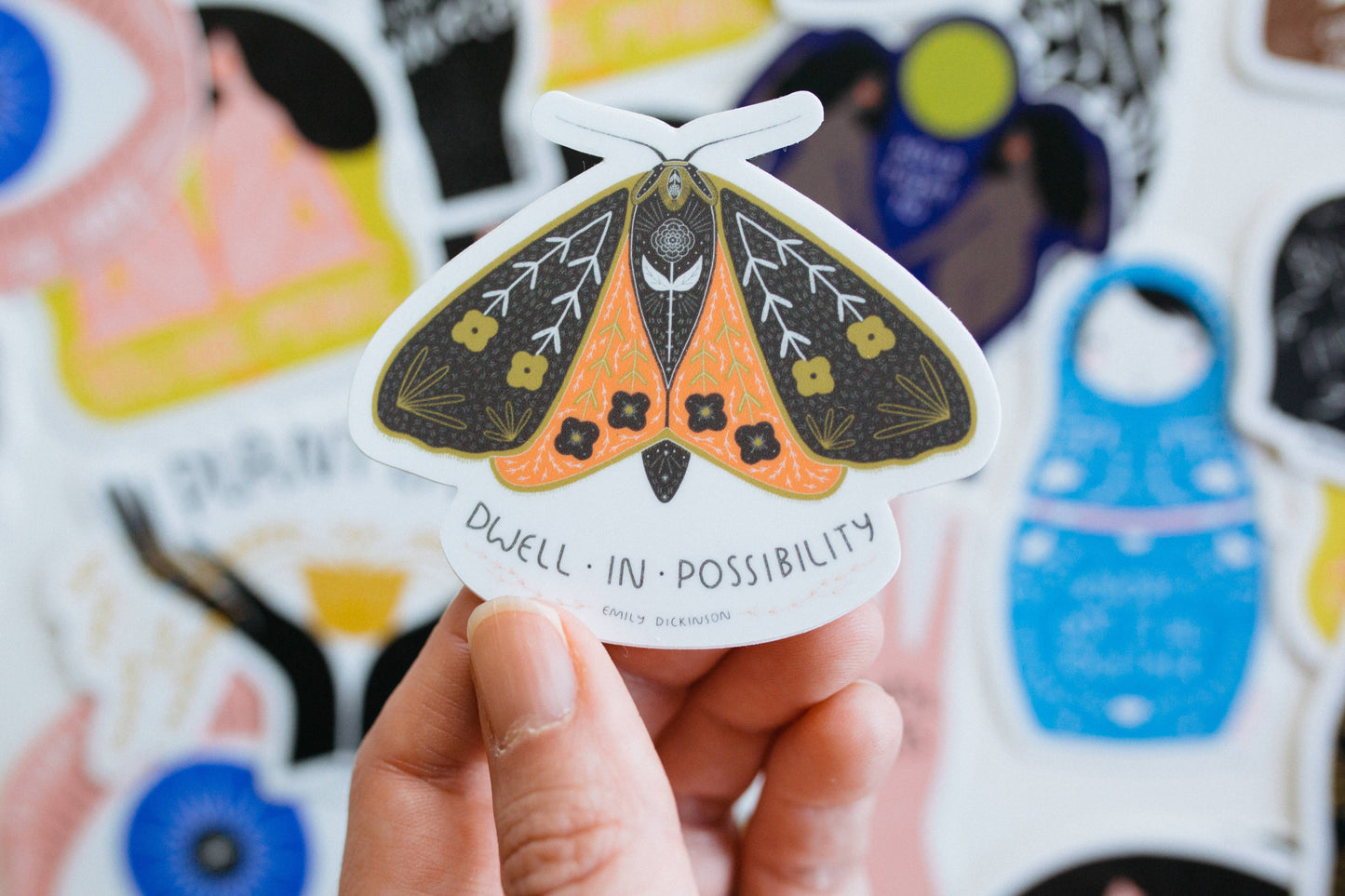 Dwell In Possibility Sticker - Die-Cut, Motivational