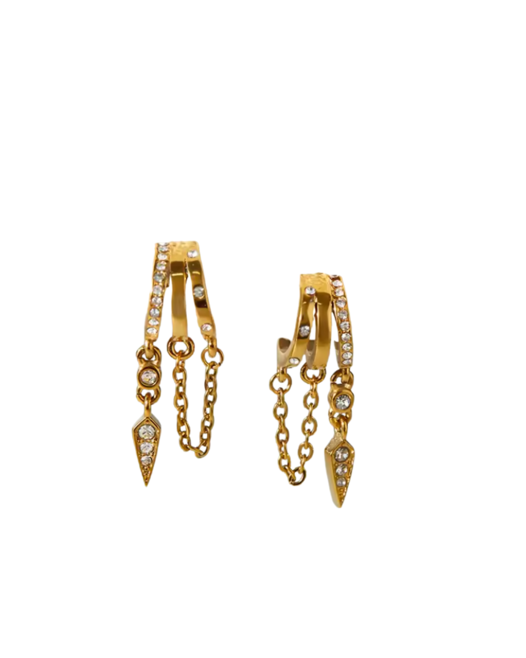 Reno Spike Earrings : Hypoallergenic, Water Resistant, & Made in Arkansas