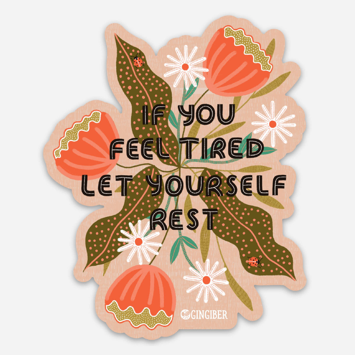 Rest Stickers Let Yourself Rest Sticker – All Things Arkansas