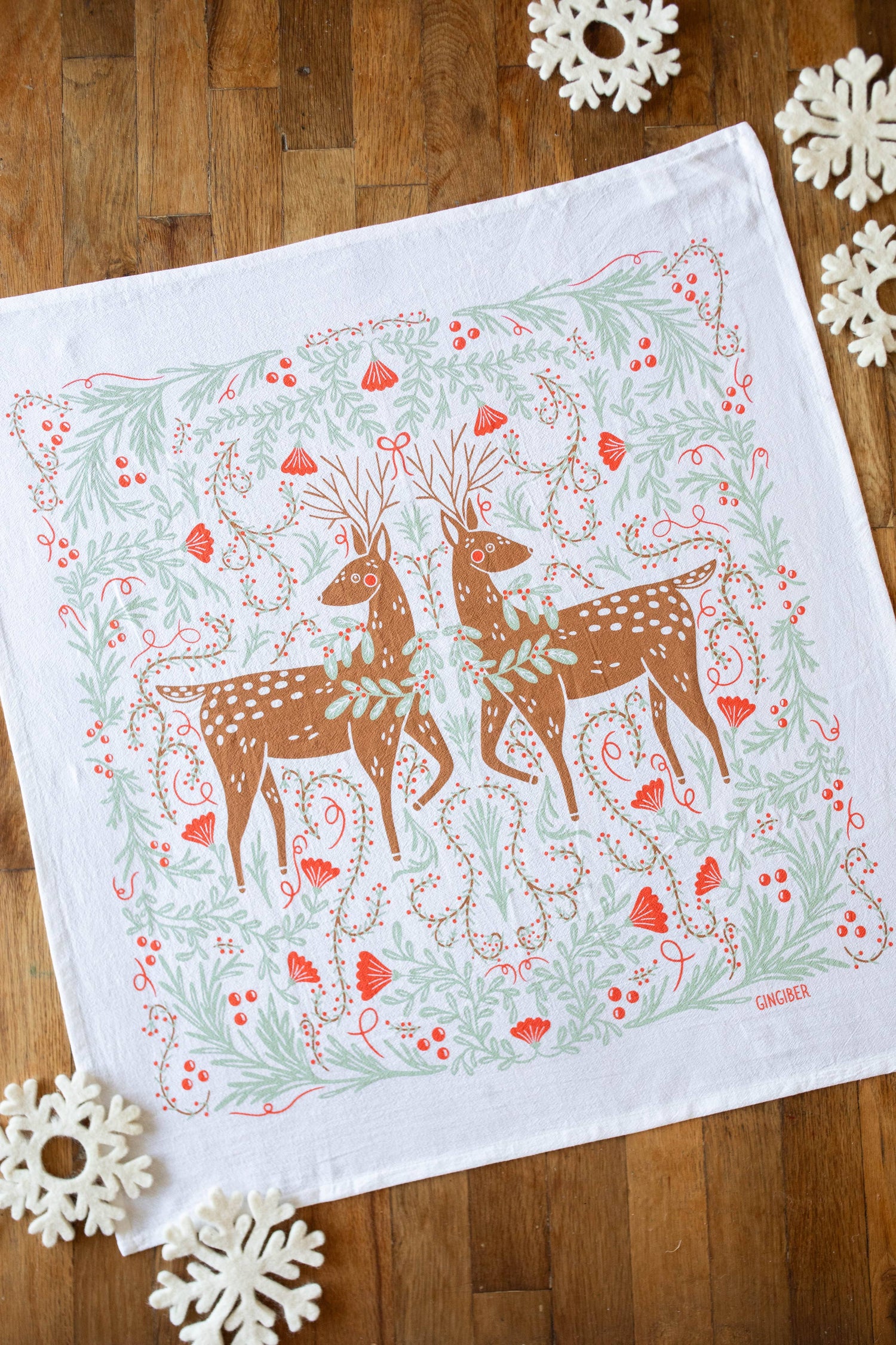 Deer Tea Towel