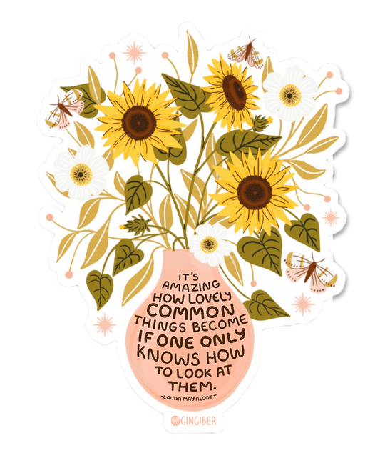 Sunflower Sticker