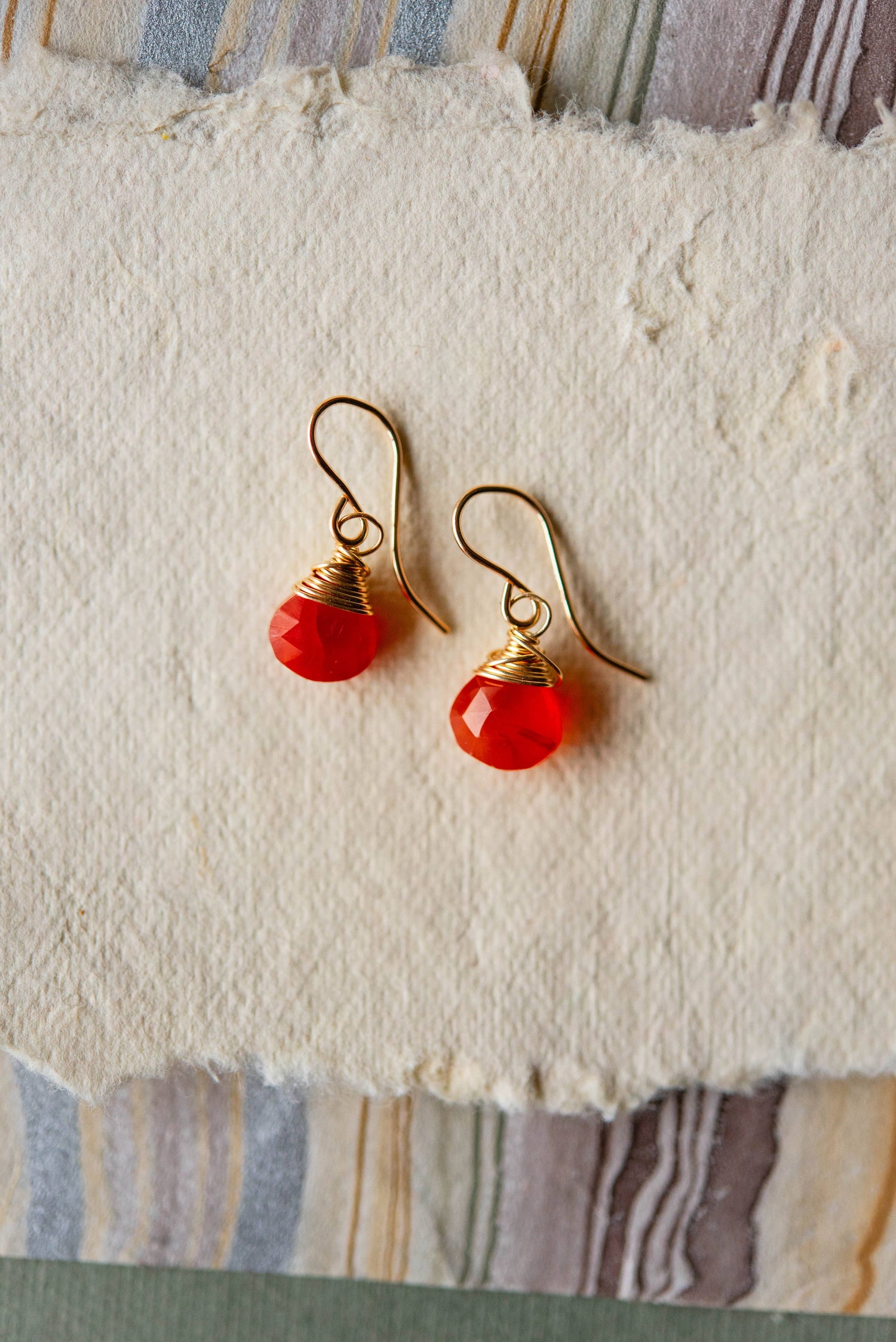 PANTONE Earrings - Carnelian